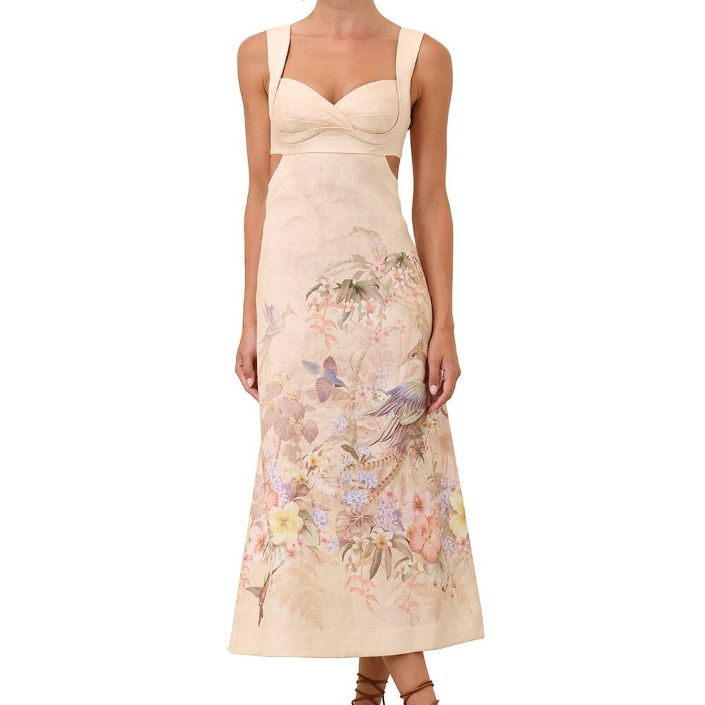 BNWT Zimmermann Illuminate Midi Dress